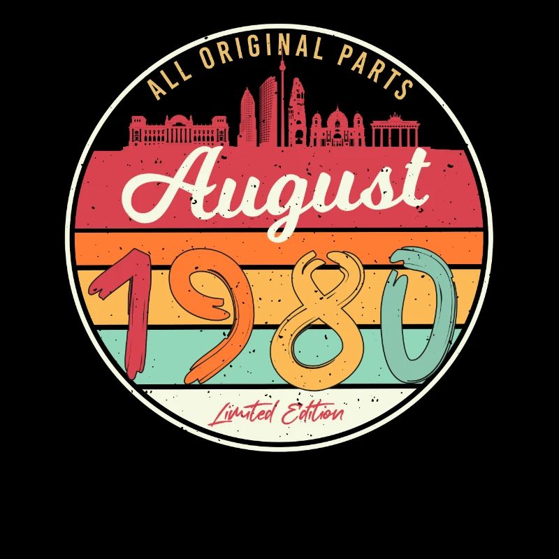 1980 In August Retro