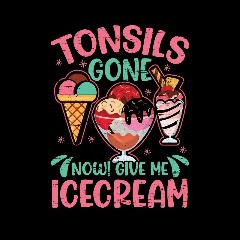 Icecream Tonsil Survivor Tonsillektomie