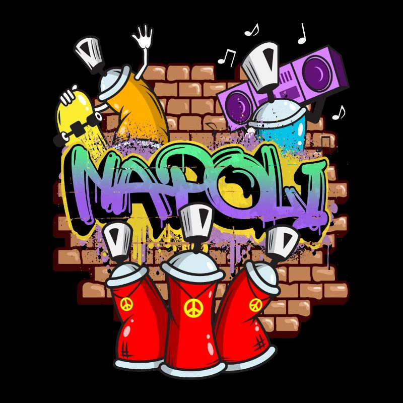 Naples Italy Graffiti Spray Sprayer Spray Cans