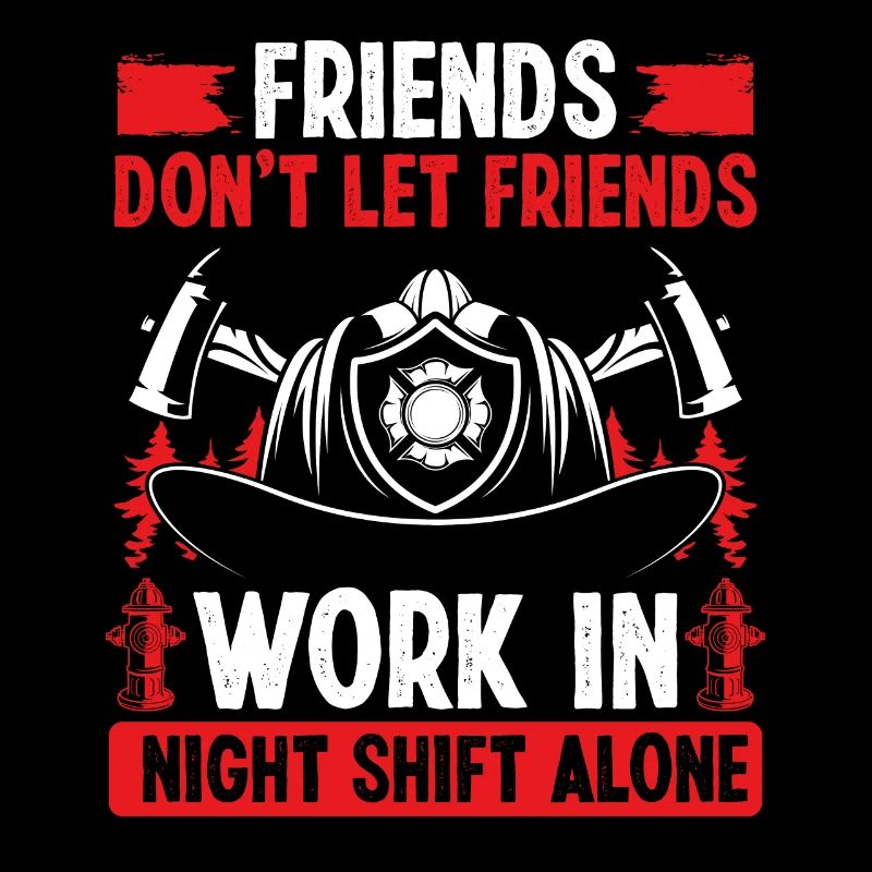 Firefighter Funny Fire Hose Night Shift Fire Mask