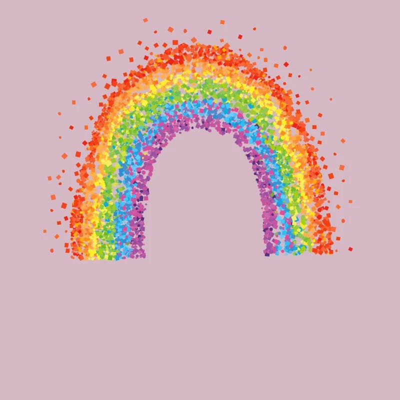 Regenbogen Regenbogenfahne Konfetti Karneval
