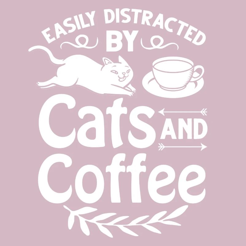 Kaffee Katze Maschine Kätzchen Tasse Bohnen