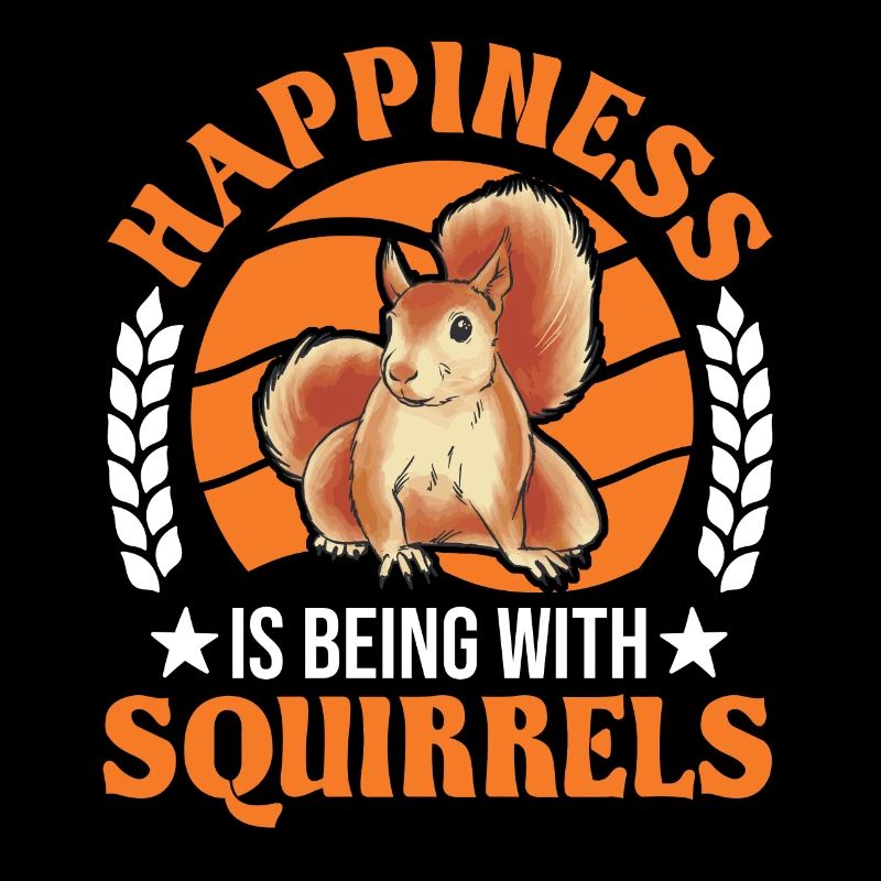 Eichhörnchen Glück Grauhörnchen Squirrel