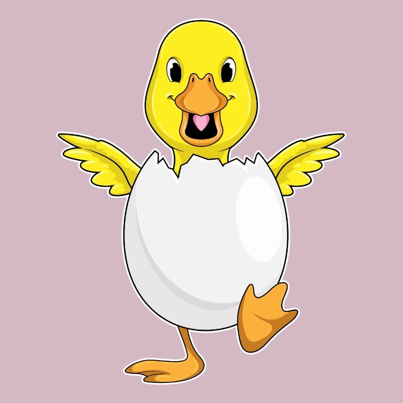 Duck with egg