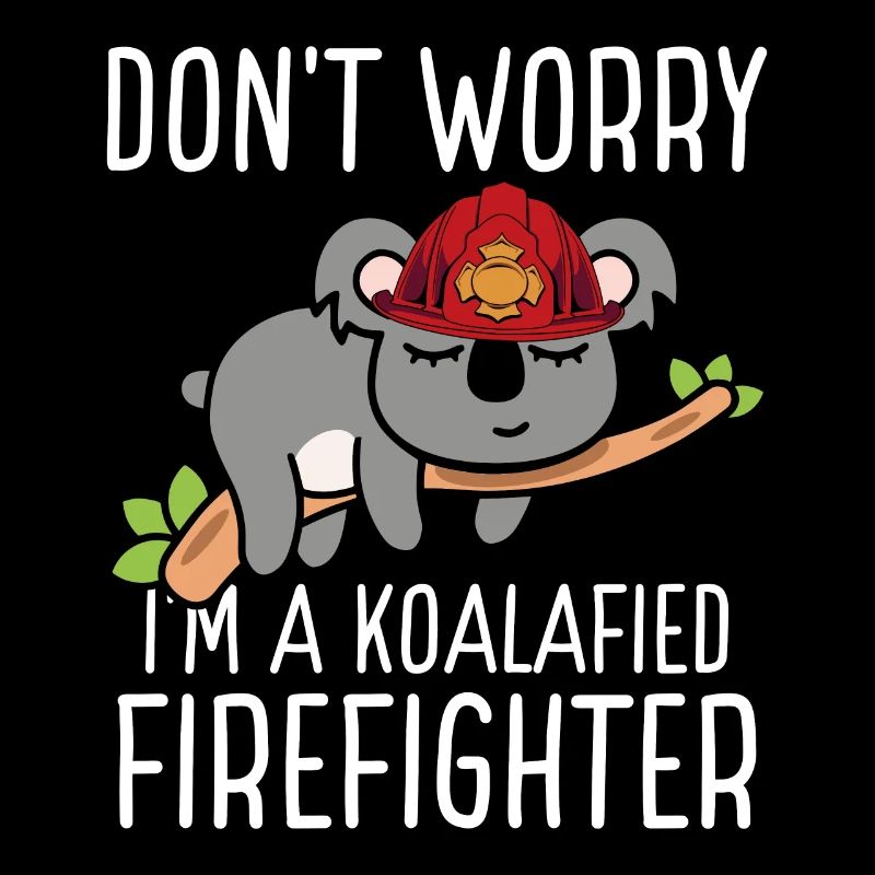 Firefighter Fire Hose Koala Rescueer Firefighter