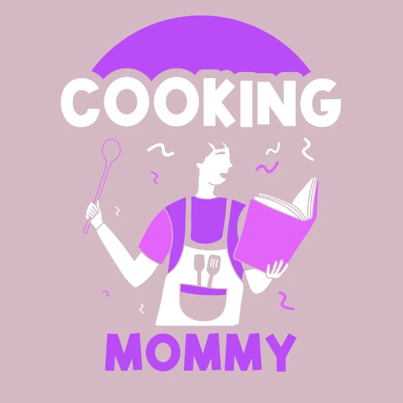 Kochende Mami Kochen Köchin Koch Mutter Mama