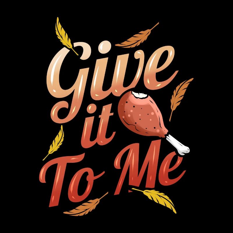 Jambe de dinde Donnez-le-moi Thanksgiving