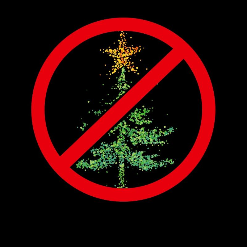 Anti sapin de Noël Masque de Noël