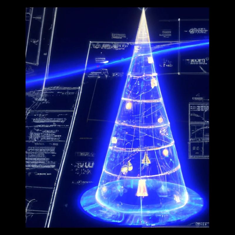 Plan schématique de l’arbre de Noël