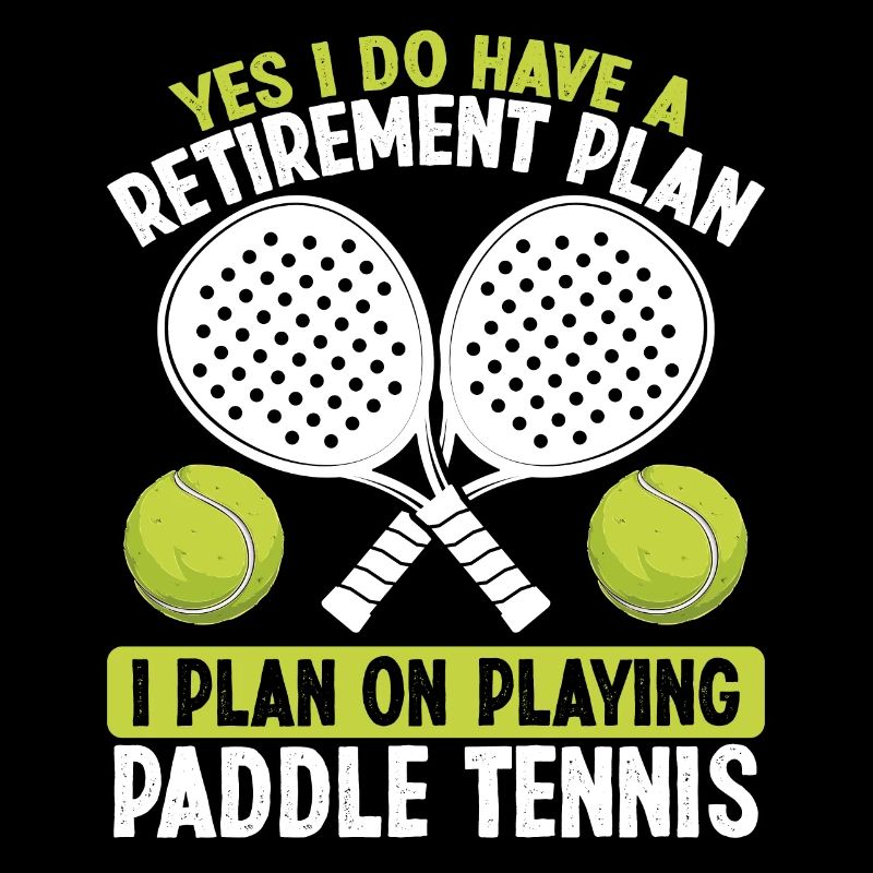 Paddle Tennis Player Retirement Plan Retired