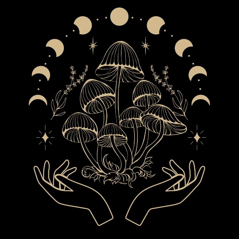 Boho Pilze & Minimalismus Goblincore Aesthetic
