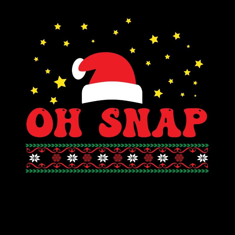 Pull de Noël moche - Oh Snap