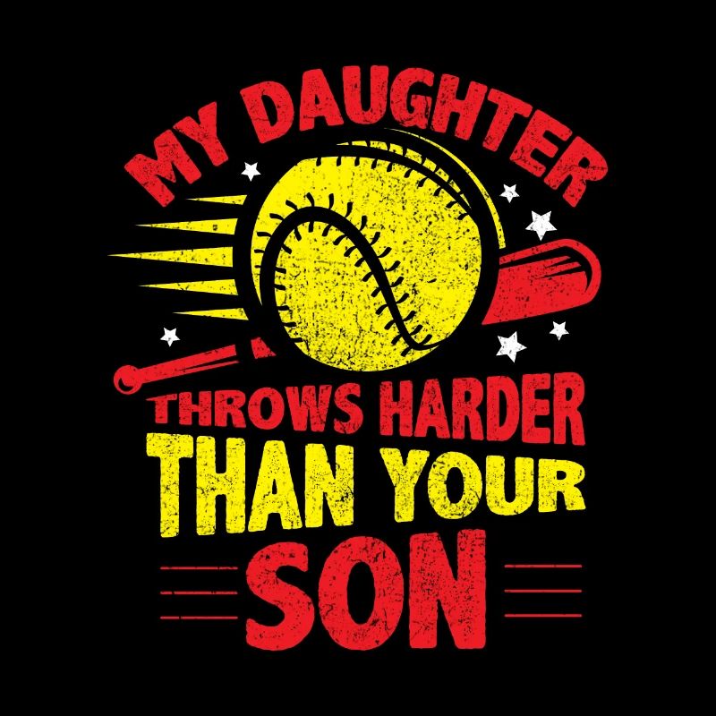 My daughter throws baseball harder than your son