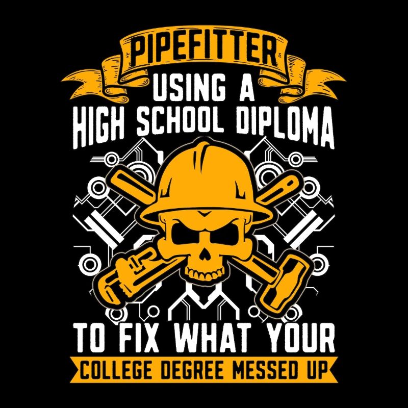 Tuyauteur utilisant un contremaître d’école secondaire Tuyauteur