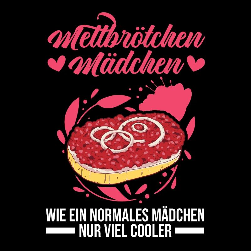 Mettbrötchen Mädchen Mett Hackepeter