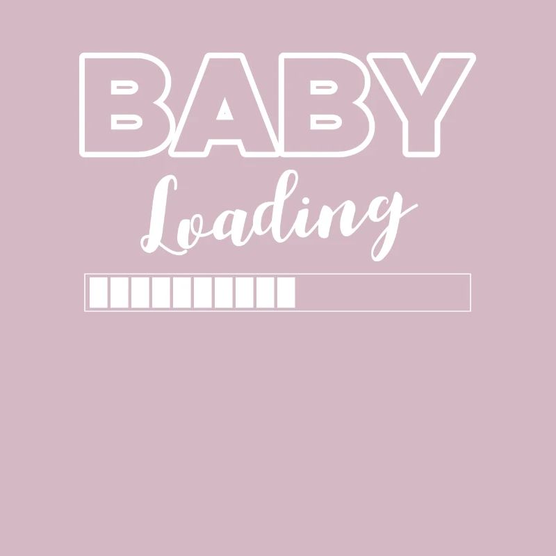 Baby Loading Geschenk Werdende Mutter