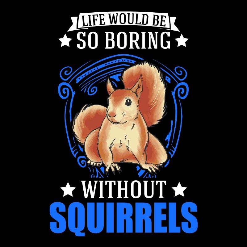 Eichhörnchen Geschenk Squirrel Grauhörnchen