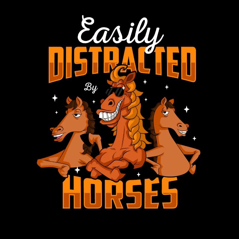 Lustiger Pferde Reiten Spruch