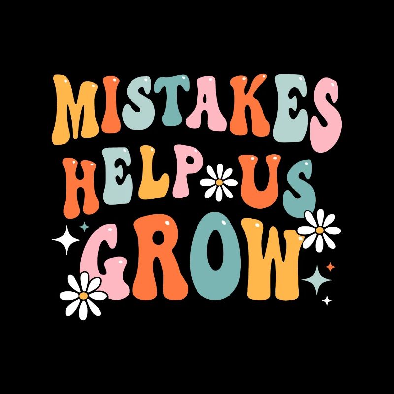 Groovy Growth Mindset Positive Retro Teacher Back