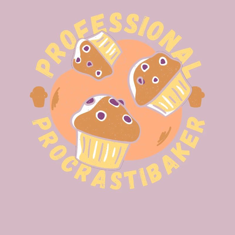 Professional Procrastibaker Baker Baking Bakery