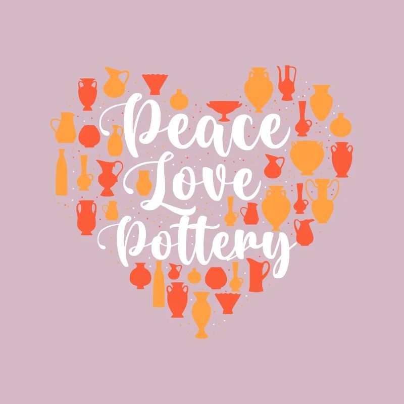 Peace Love Pottery - Ceramic Ceramicist Craft Art