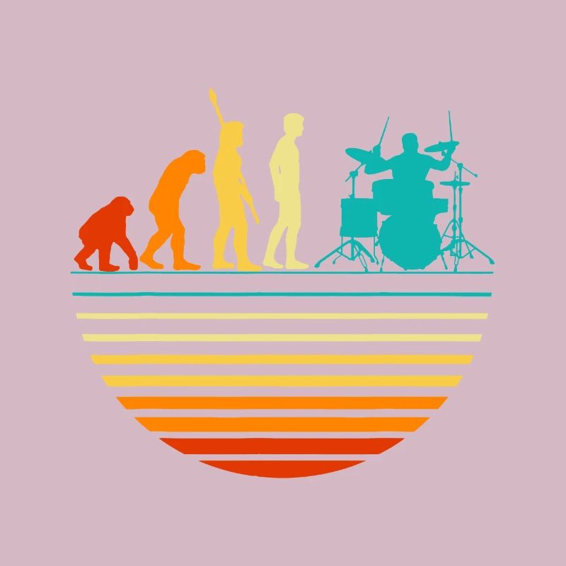 Cool Drummer Drumming Drums Percussion I Evolution