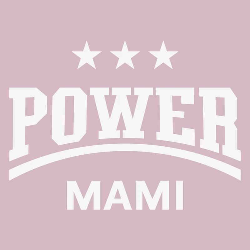 Power Mami (Mama, Mutti, Mutter, Muttertag, White)