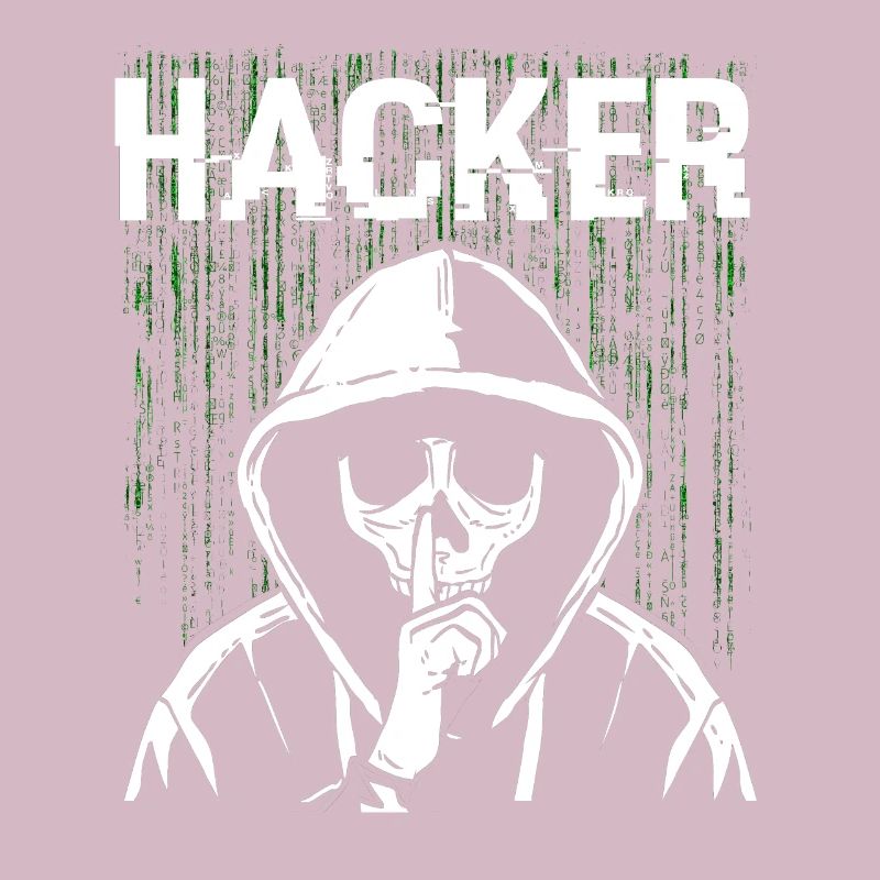 Hacker Skull Hacking Programming Dark Net