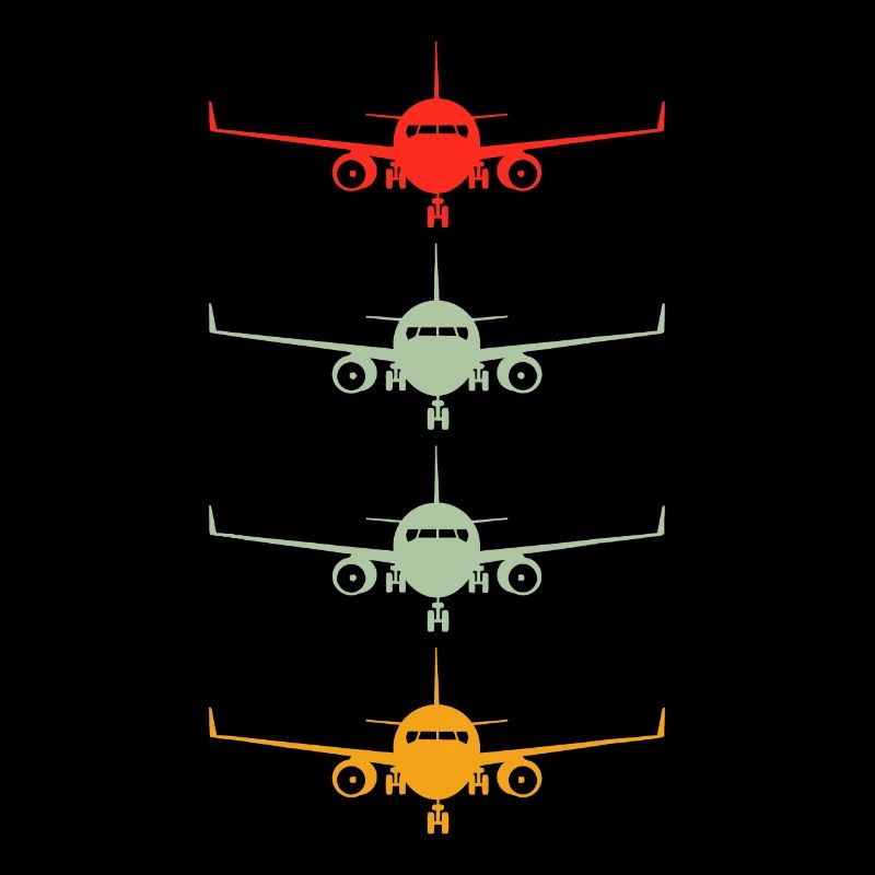 Aviation Flugzeug fliegende Fluggesellschaft Funny Vintage Pil