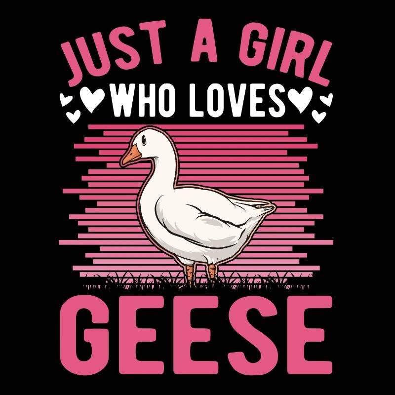 Gänse Mädchen Gänsezüchter Gans