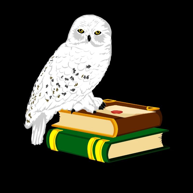 Schneeeule Bücher Zauberei