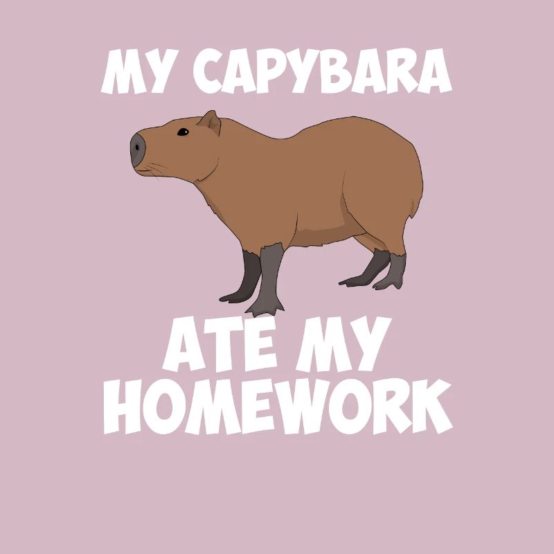Capybara a mangé mes devoirs, capybara
