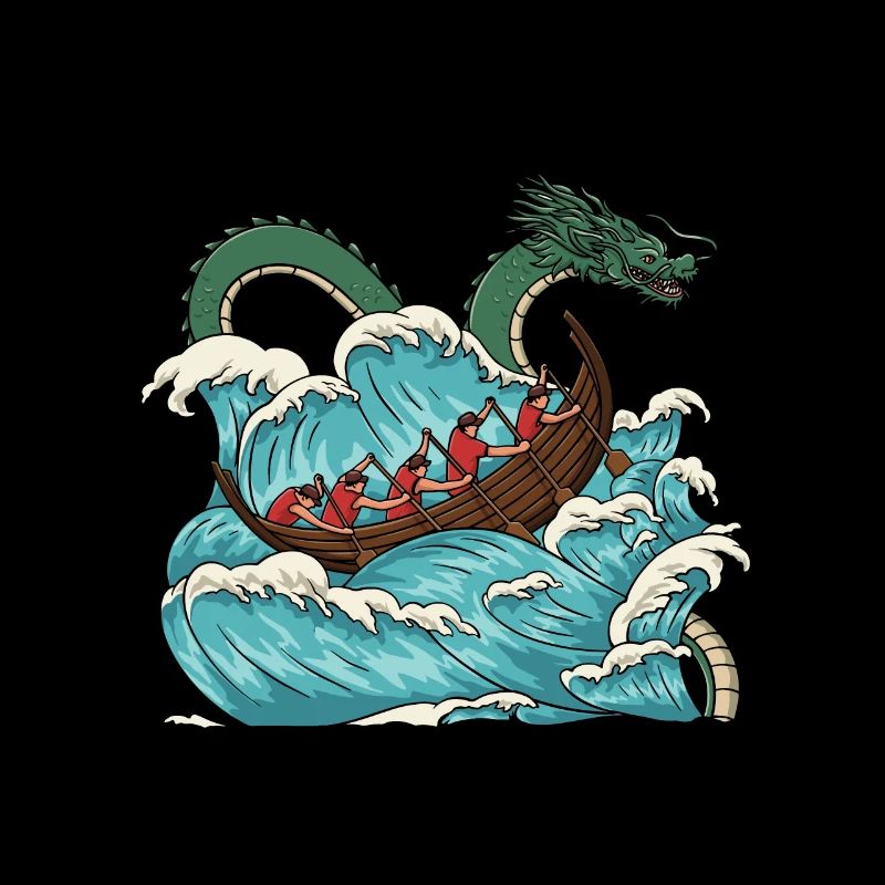 Conception de ramen et de bateaux-dragons