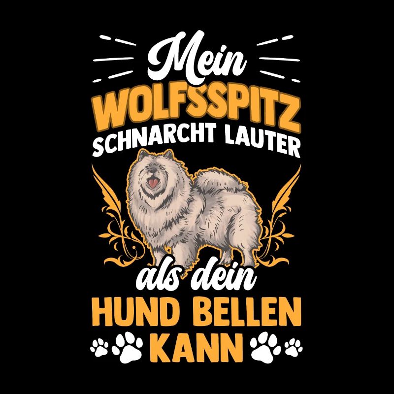 Wolfsspitz schnarcht lauter Deutscher Keeshond
