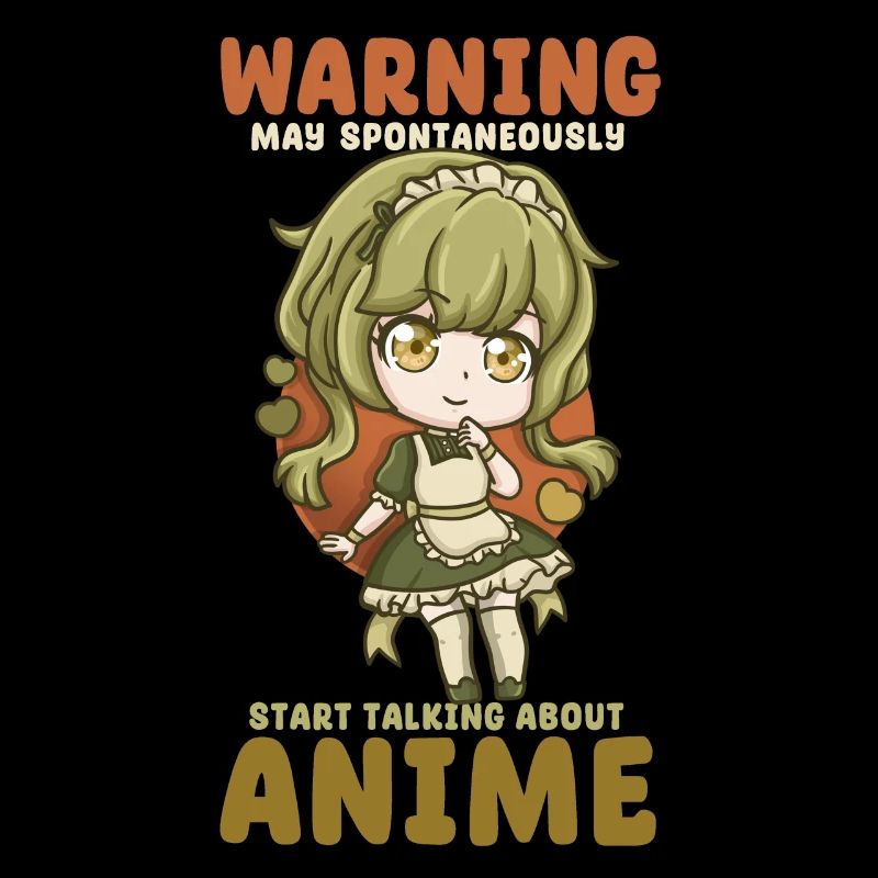 Warning May Spontaneously Start Talking Anime