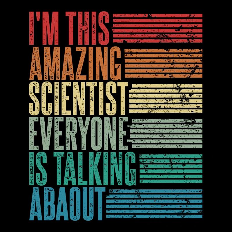 Scientist Scientist Gift Retro