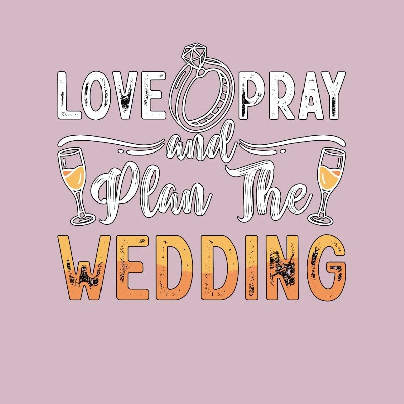 Wedding Planner Love Pray & Plan Wedding Organizer
