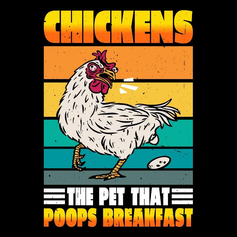 Les poulets, l’animal de compagnie qui fait caca Petit-déjeuner 2