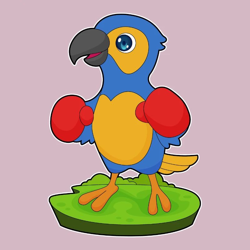 Parrot Boxer Boxing Gloves