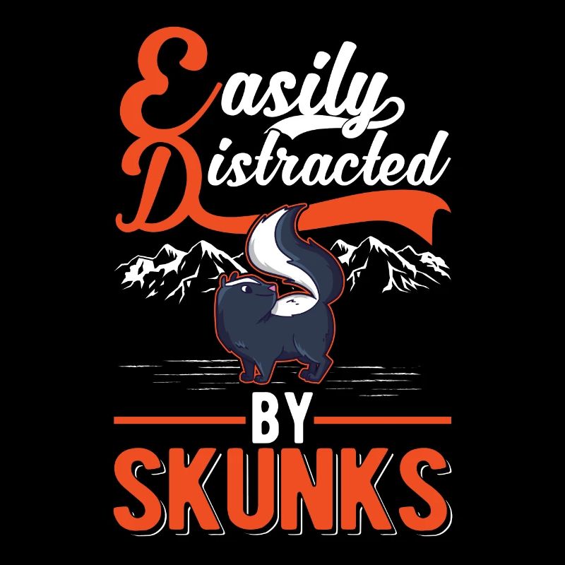 Easily distracted by Skunks Stinktier
