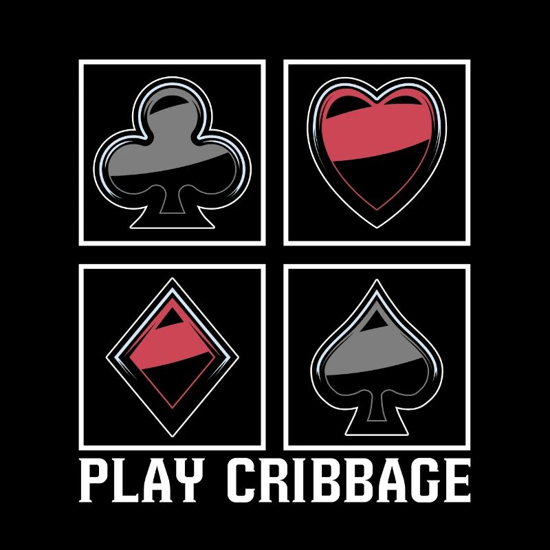 Play Cribbage Playing Cards Loves Crib Board Game