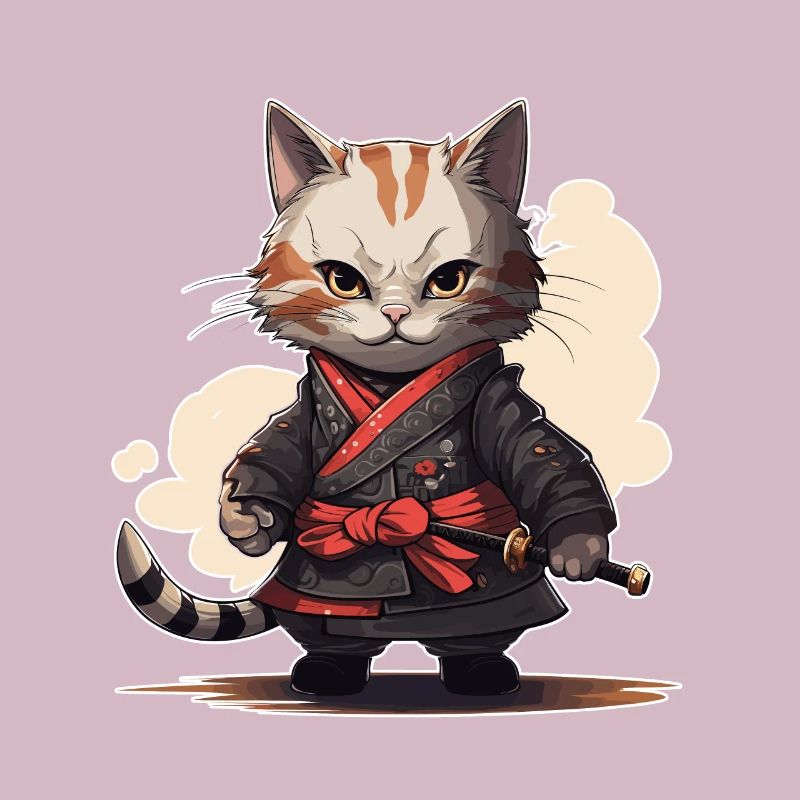 Jeu d’épée japonais Samurai Kitty