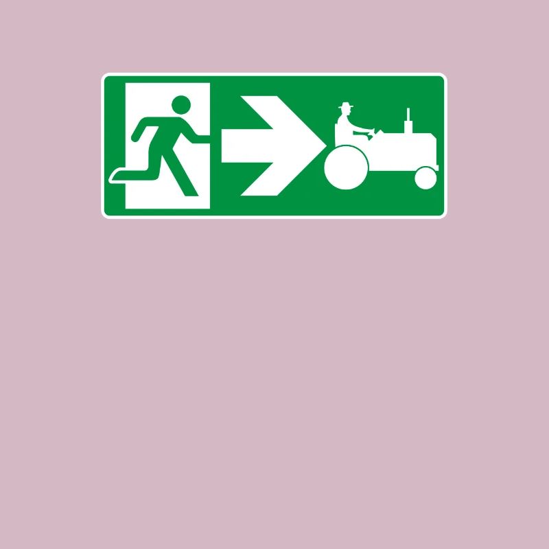 Emergency Exit Tractor Tractor Driver
