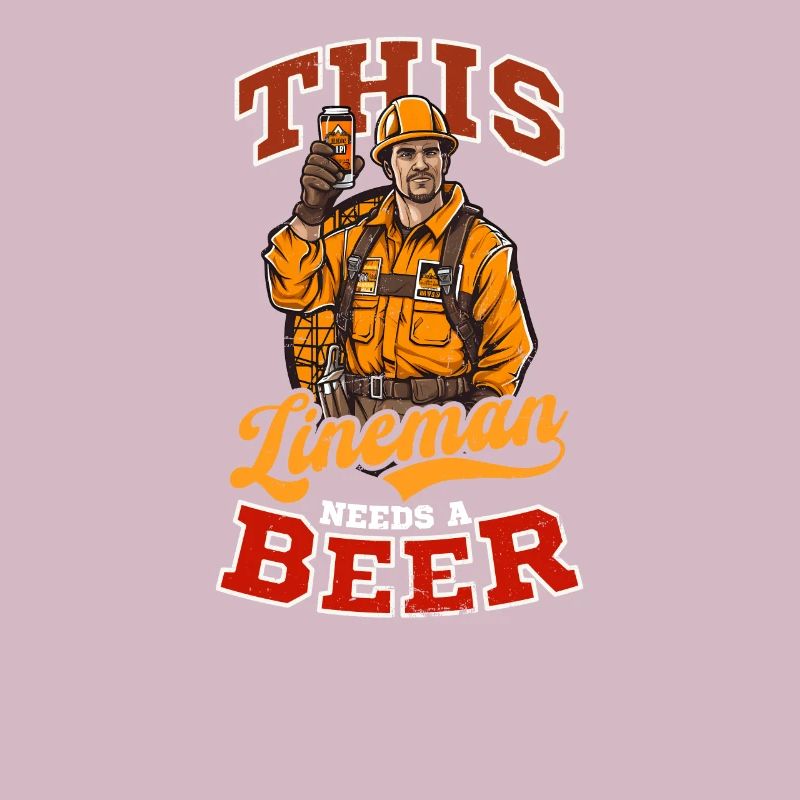 Lineman Pole This Lineman Needs Beer