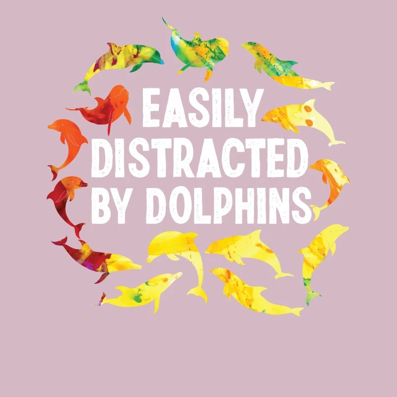 Dolphin Easily Distracted By