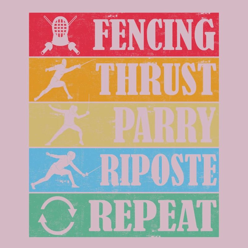 Fencing Thrust Parry Riposte Repeat