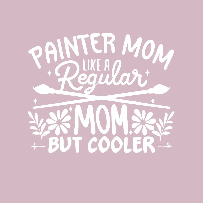 Maman peintre comme un papa normal mais plus cool