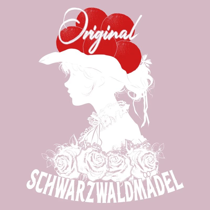 Original Schwarzwaldmädel Bollenhut Tracht Rosen