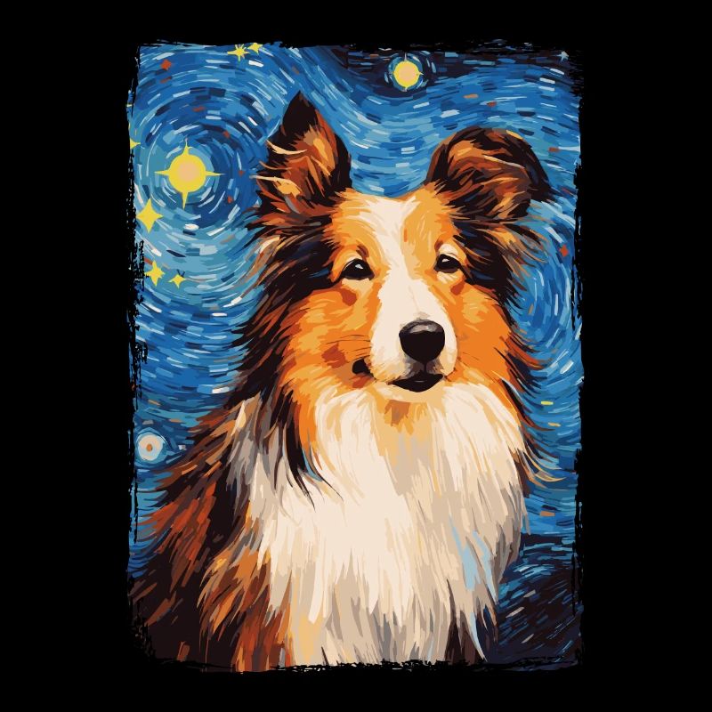 Shetland Schäferhund Starry Night