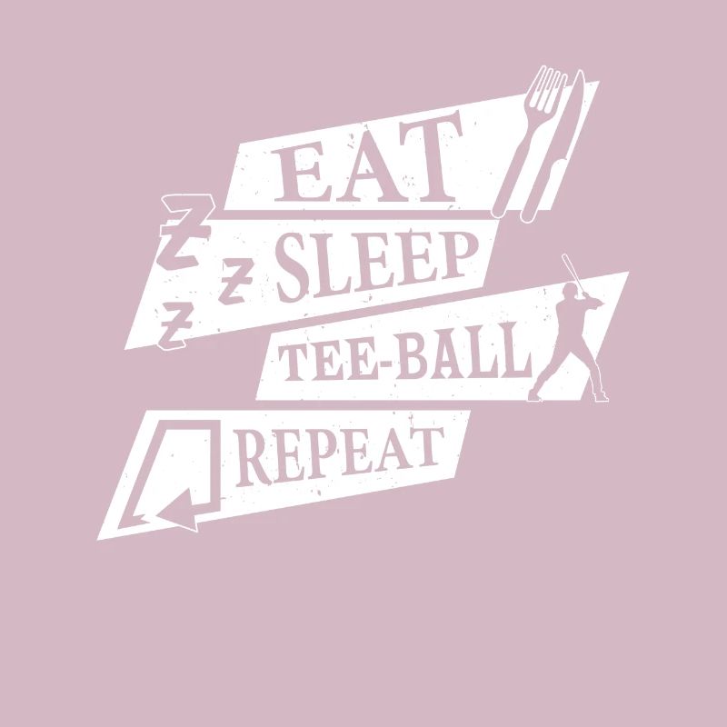 Eat Sleep Tee-ball Repeat - Teeball Player